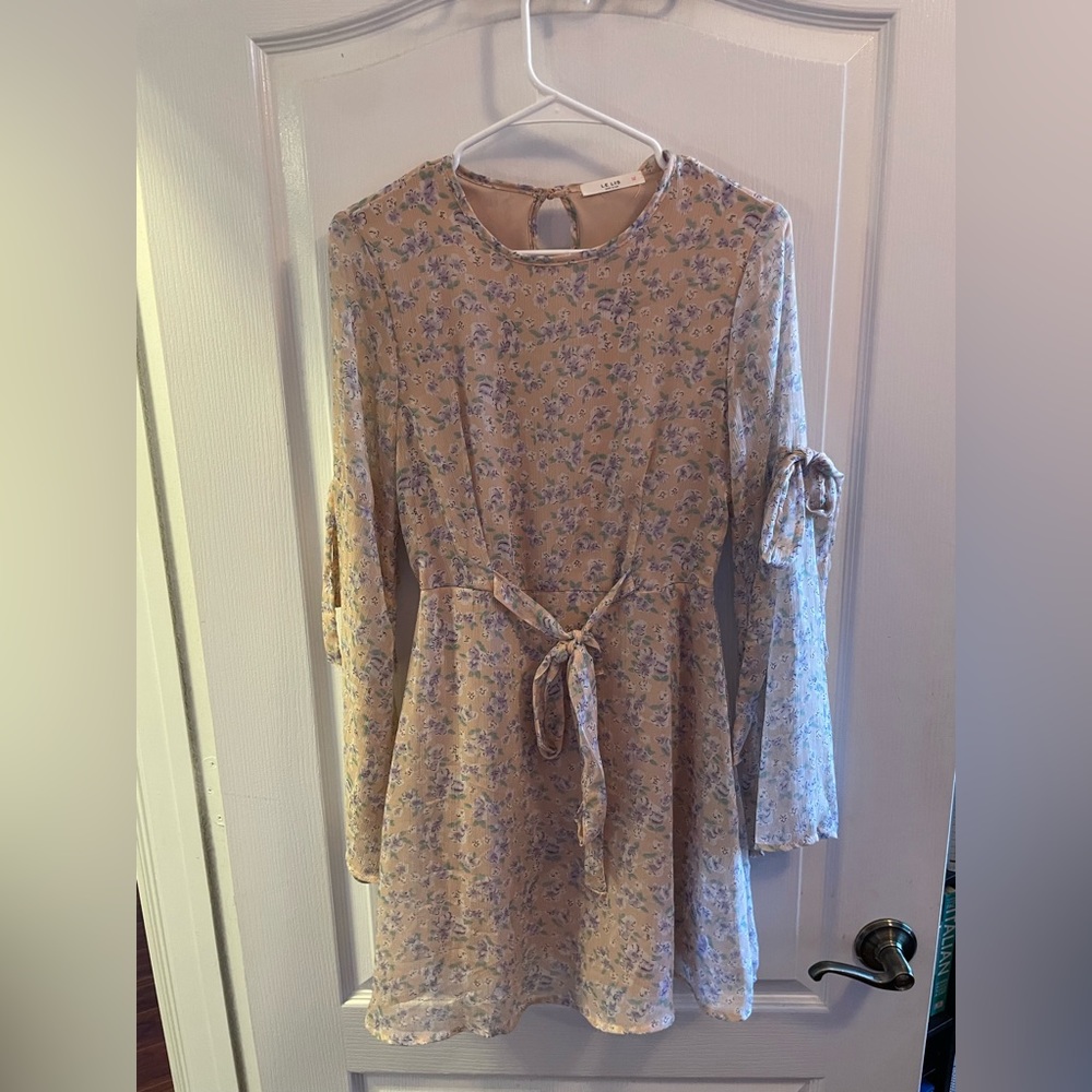 Light Pink Floral Dress